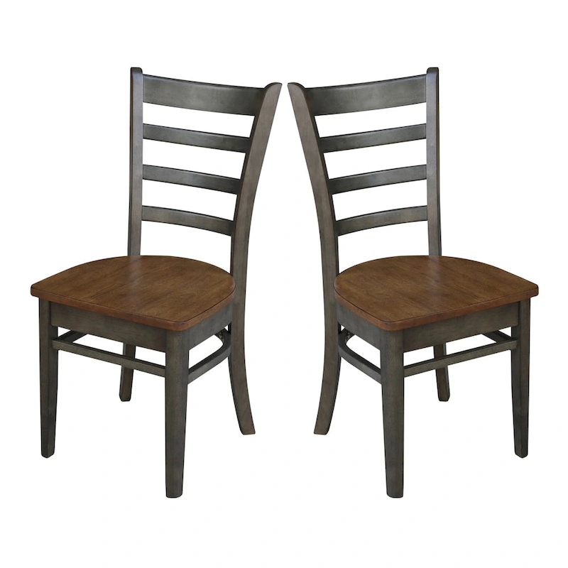International Concepts Set of Two Emily Side Chairs