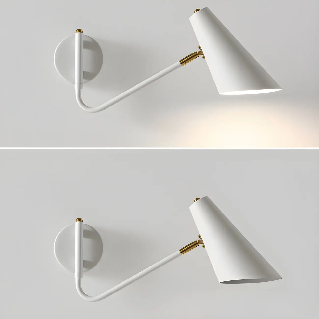 Modern Metal Simple Swing Arm Wall Light