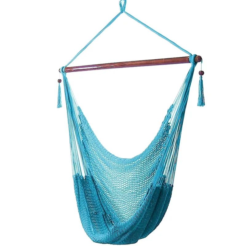 Sunnydaze Hanging Caribbean XL Hammock Chair