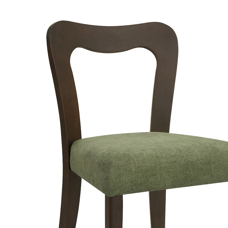 Christopher Knight Home - Ethan Modern Upholstered Dining Chair Set of 2 with Open-Back Design