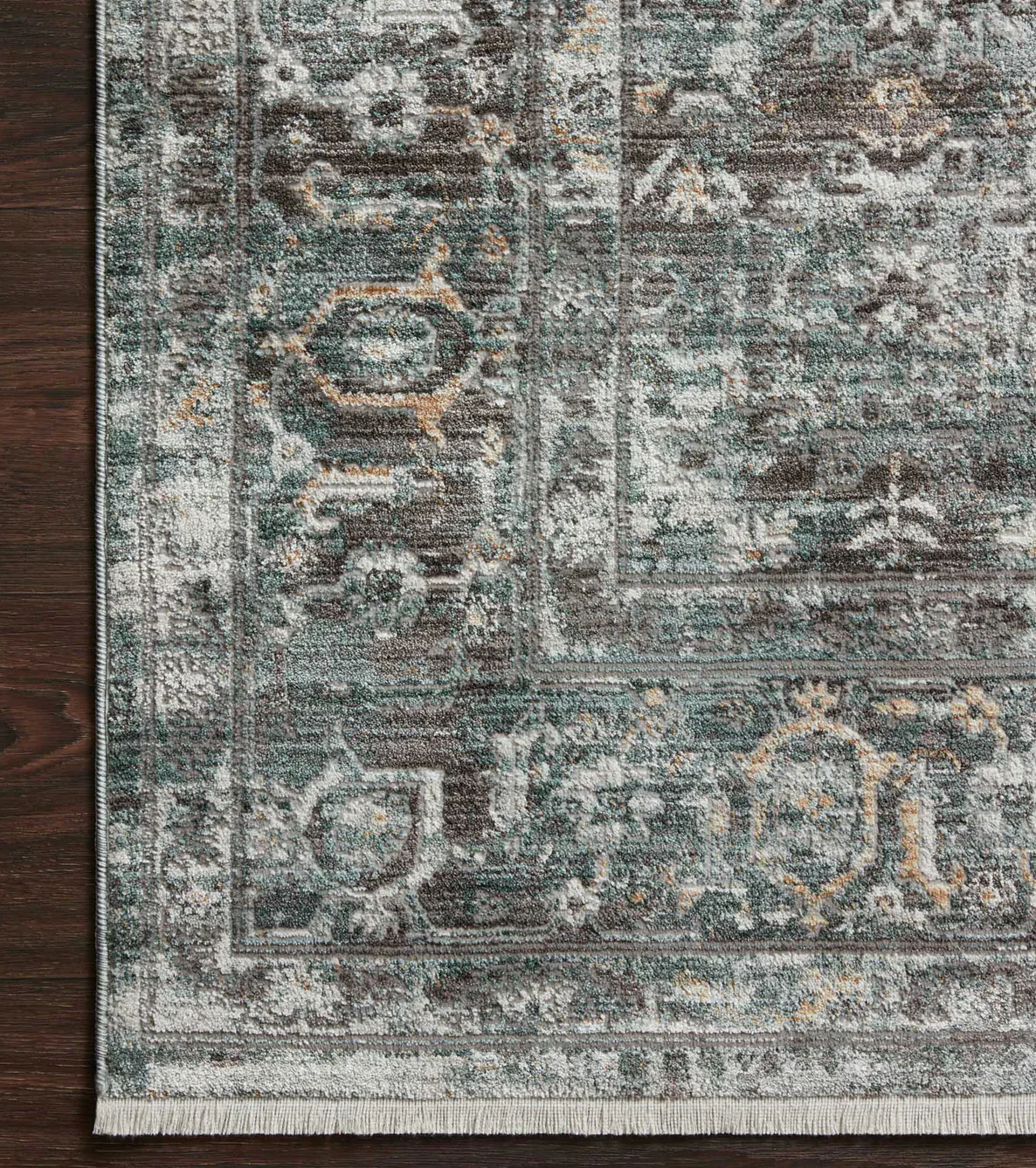 Bonney Slate/Teal Rug