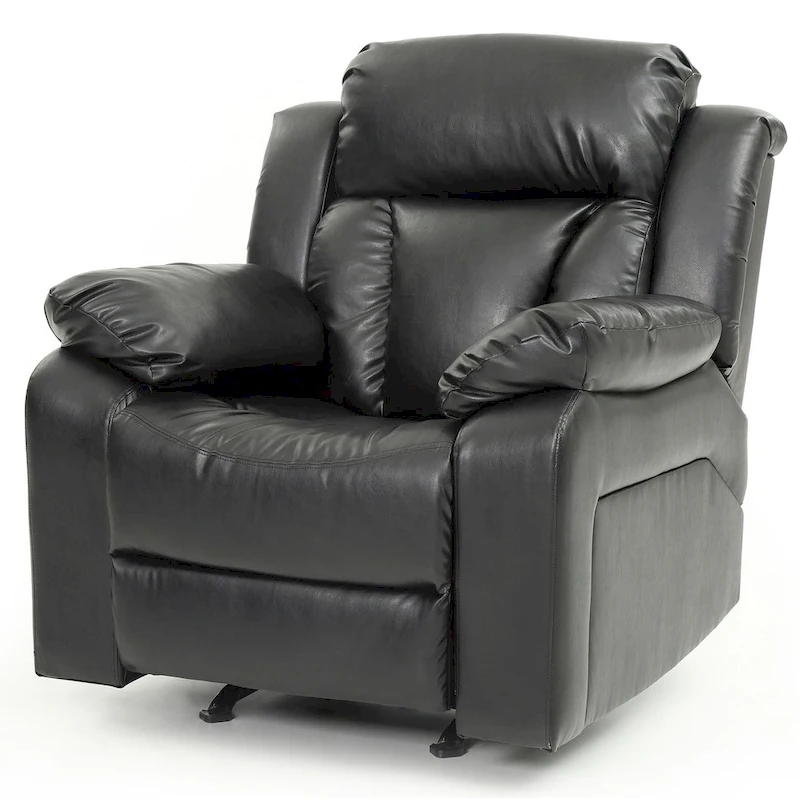 Daria Faux Leather Upholstery Reclining Chair - 38L x 37W x 41H