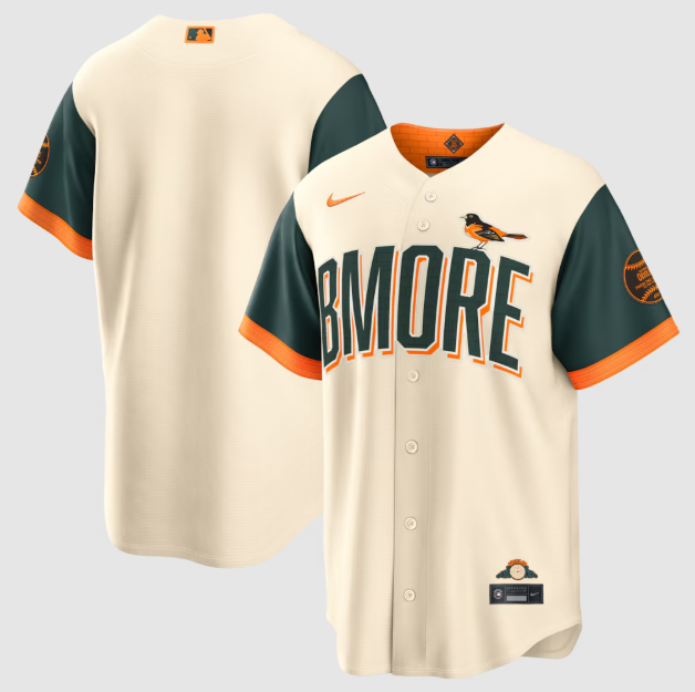 Baltimore Orioles Cream 2026 City Connect Stadium Jersey