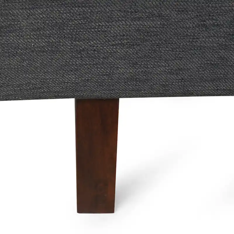 3-Seater Upholstered Sofa Mid-Century Modern Design Birch Wood Legs 73.5