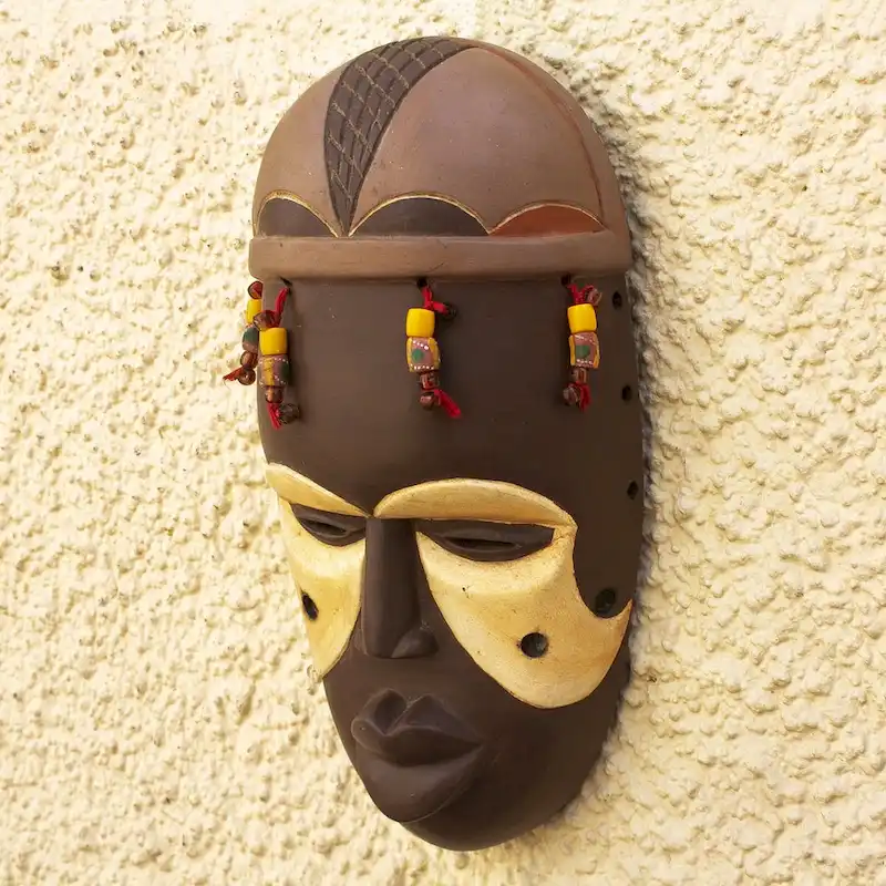 Novica Handmade Igbo Tribe African Wood Mask
