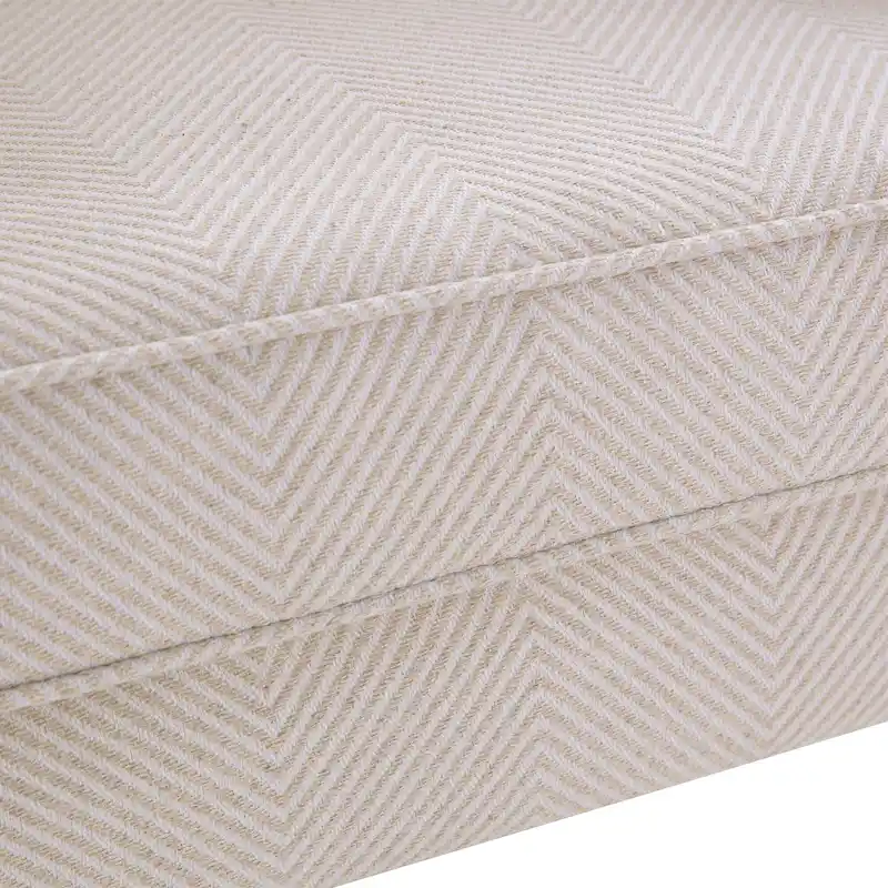 Upholstered Polyester Accent Armchair with Spiral Wood Legs and High-Resilient Cushion