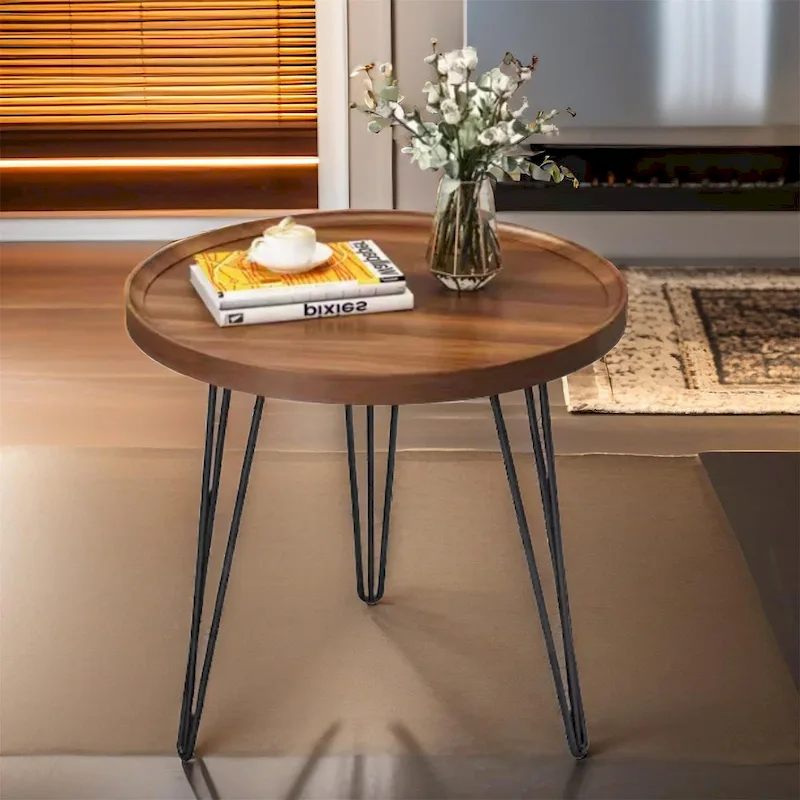 Walnut Modern Simple Living Room Coffee Table