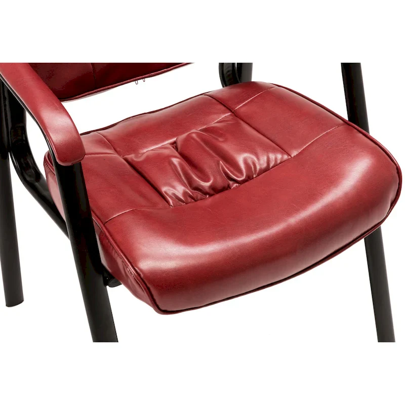 BTExpert Premium Leather Office Executive Waiting Room Guest/Reception Side Conference Chair