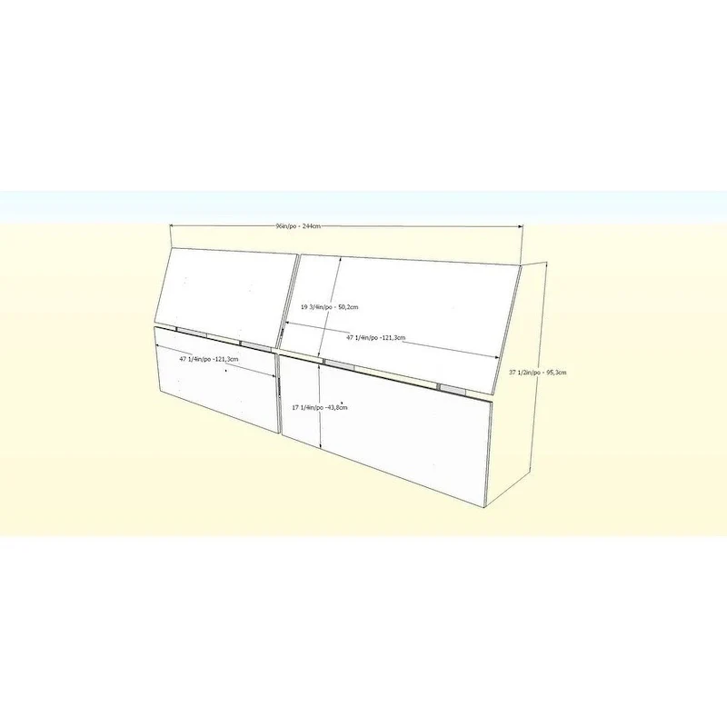 Nexera Alibi 4 Piece Bedroom Set, Walnut and Charcoal