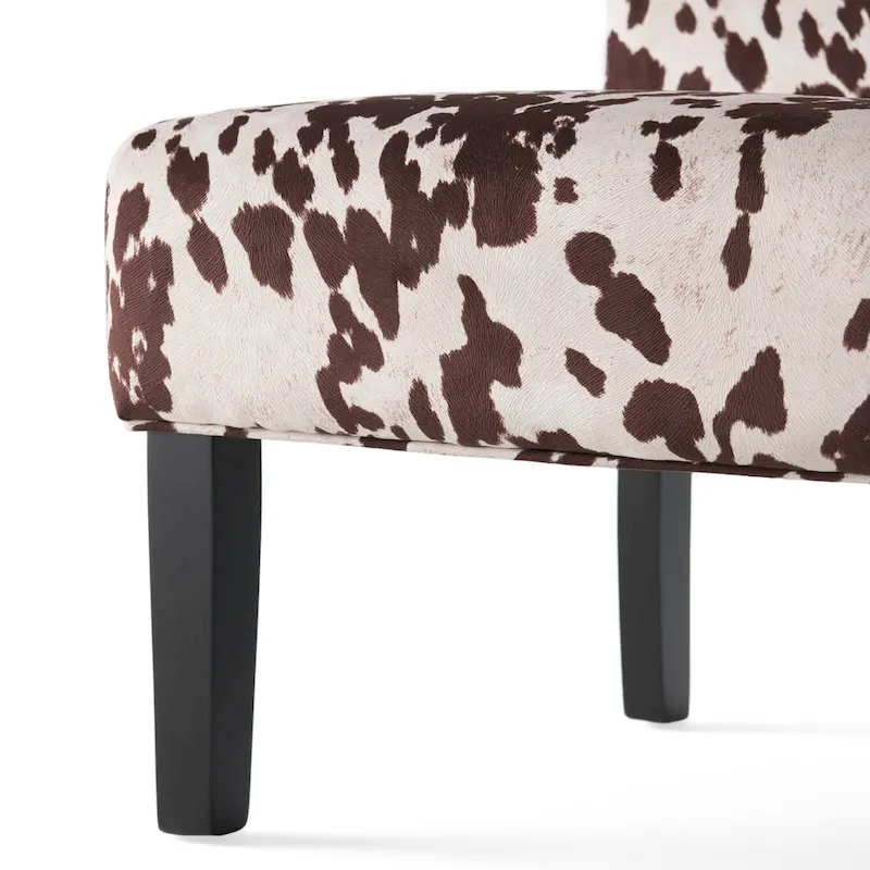 Modern fabric slipper chair