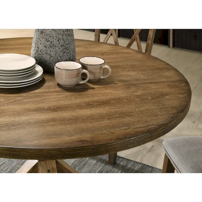 Windvale Cross-Buck Base Dining Table