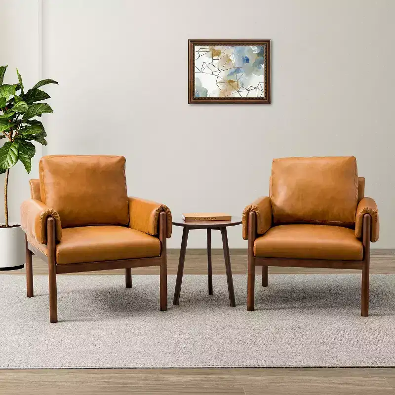 Set of 2 Stephan Armchair| ART OF LIVING DESIGNS-CAMEL