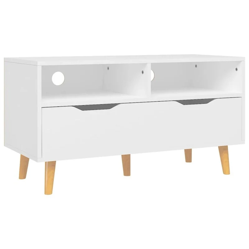 vidaXL TV Stand TV Console Sideboard TV Unit Home Media Unit Engineered Wood - 35.4  x 15.7  x 19.1