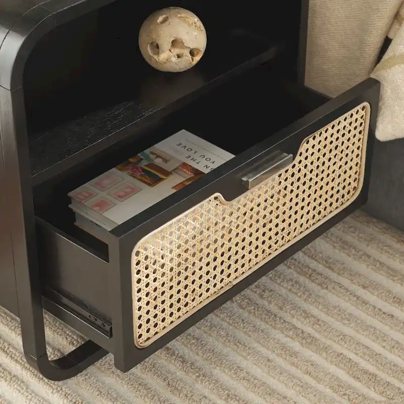 SAFAVIEH Yamilex 1-Drawer Nightstand (Fully Assembled)