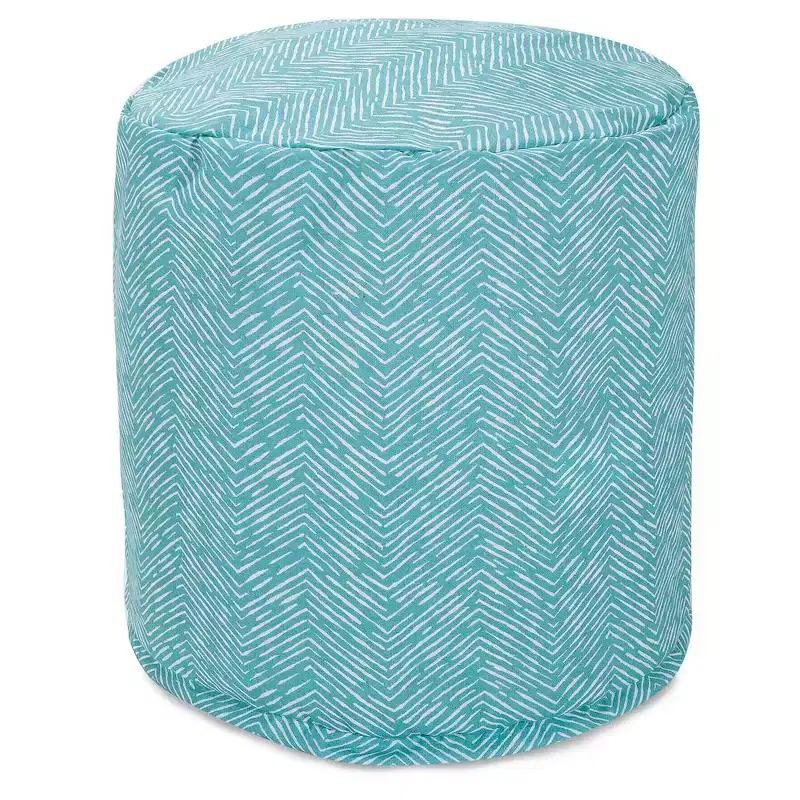 Majestic Home Goods,Pouf South West Teal