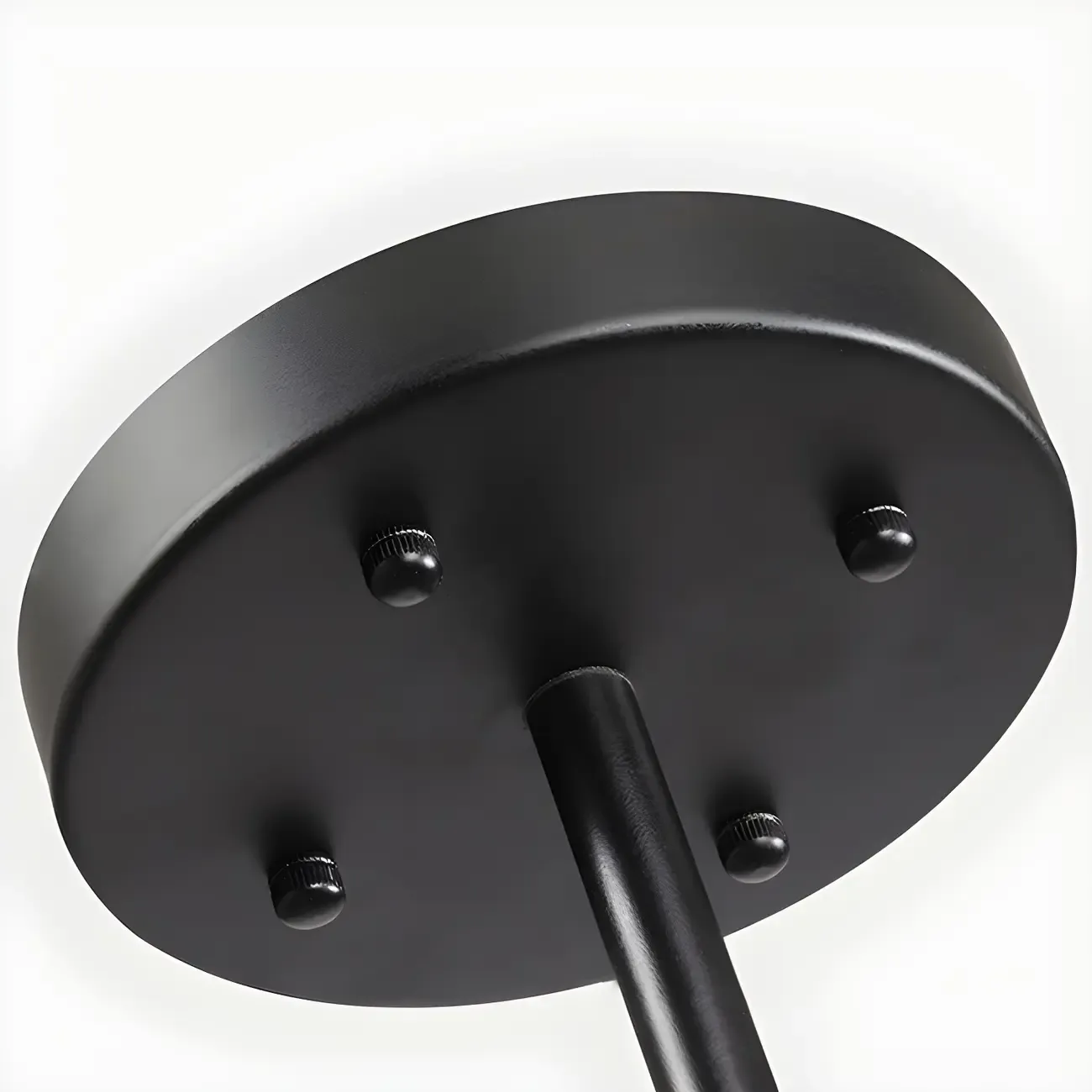 Industrial Sputnik Chandelier with Clear Blue Glass Globes