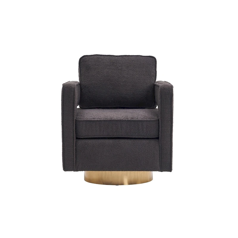 360 Degree Swivel Club Modern Accent Single Sofa Chair