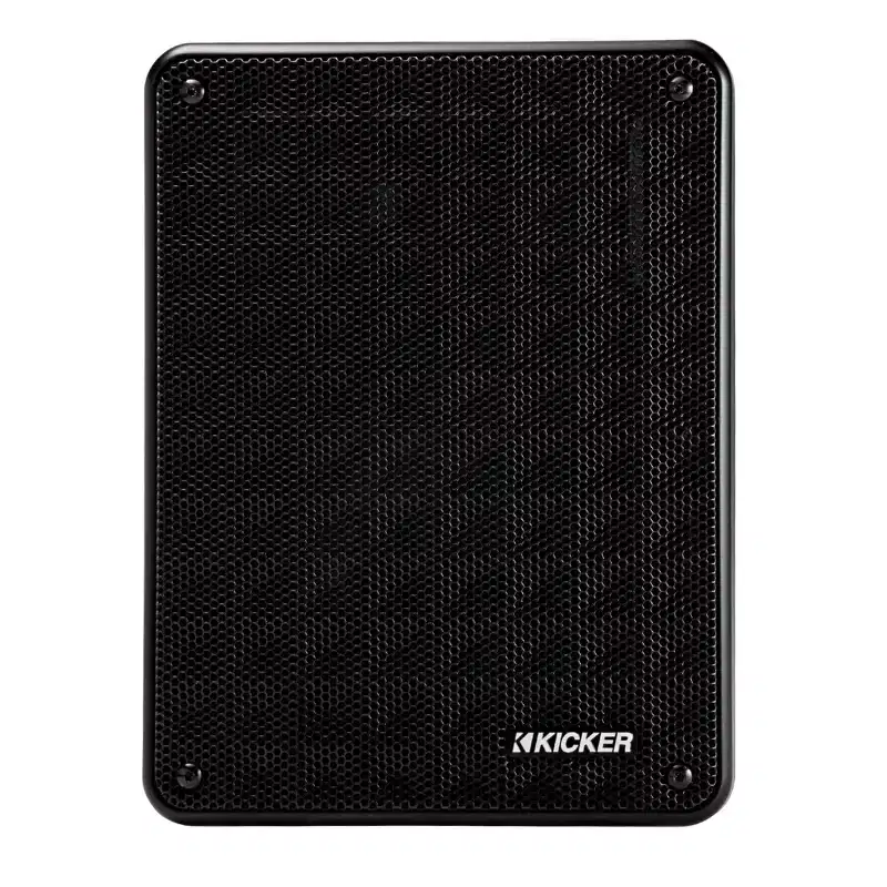 Kicker KB6 Indoor Outdoor Patio Speaker Bundle in Black 4 Speakers total