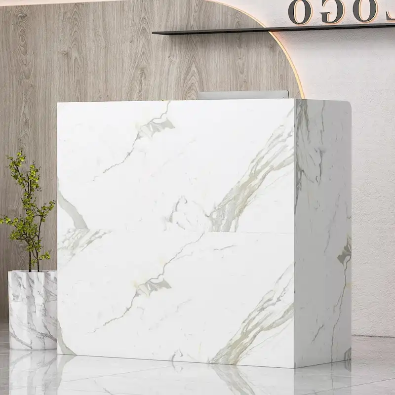 47.2  Reception Desk Counter Lockable Storage Reception Table Working