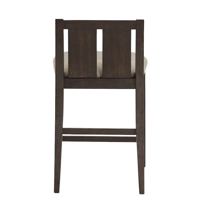 Beck Two-Tone Fabric Counter Height Chair (Set of 2) by iNSPIRE Q Classic