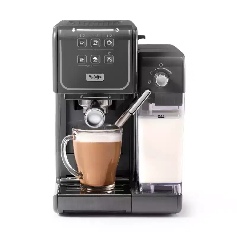Mr. Coffee One-Touch Coffeehouse Espresso Cappuccino #38; Latte Maker Black