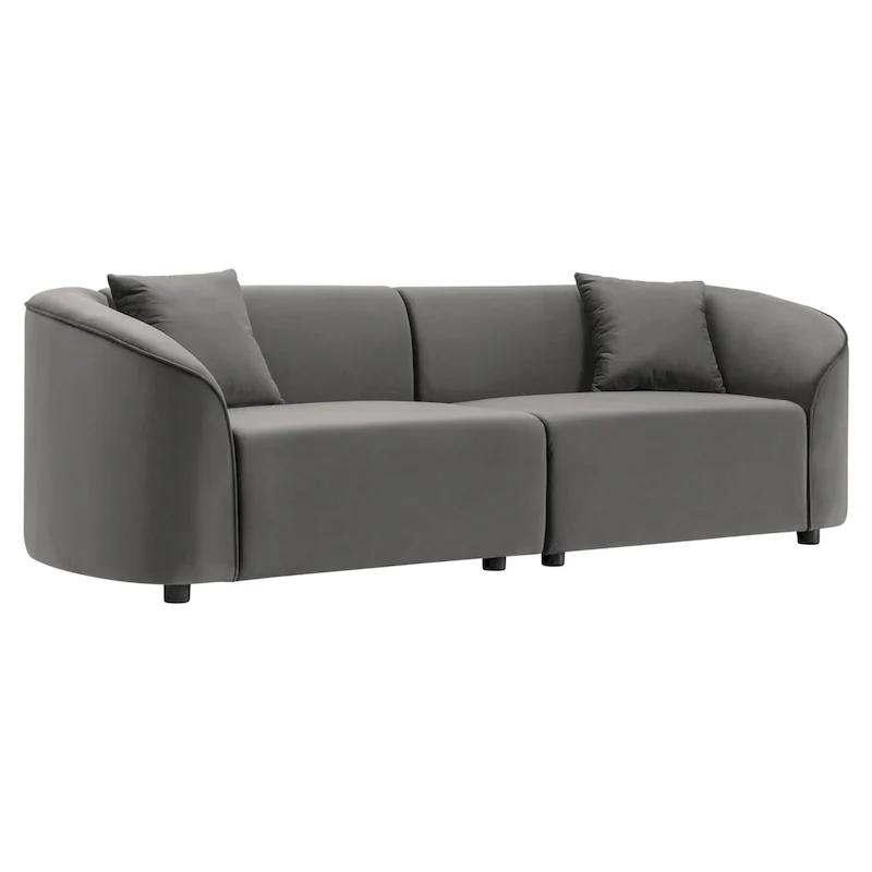 Christopher Knight Home - Allegra Sculptural 87 Curved Sofa