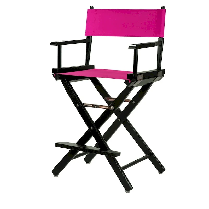 Black Frame 24-inch Director's Chair