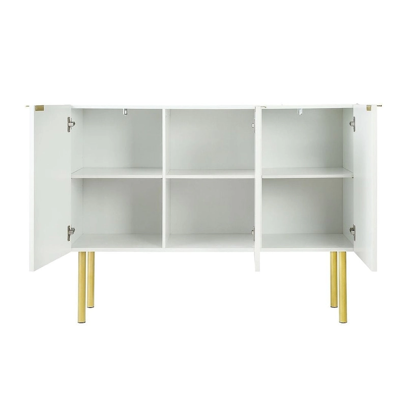 47 Modern Simple Luxury Style with Adjustable Shelves Buffet/Sideboard