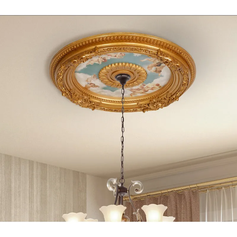 24in Cherub Sky Ceiling Medallion