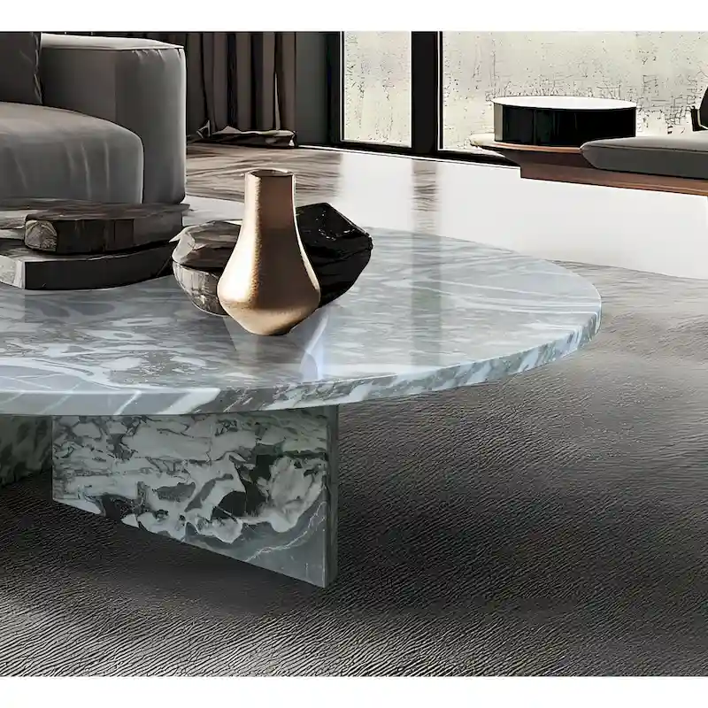 35.4  Natural Marble Stone Coffee Table
