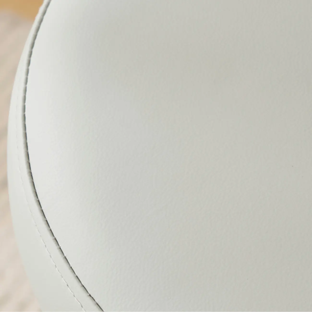 Natural Wood Round Leather Swivel Bar Stools