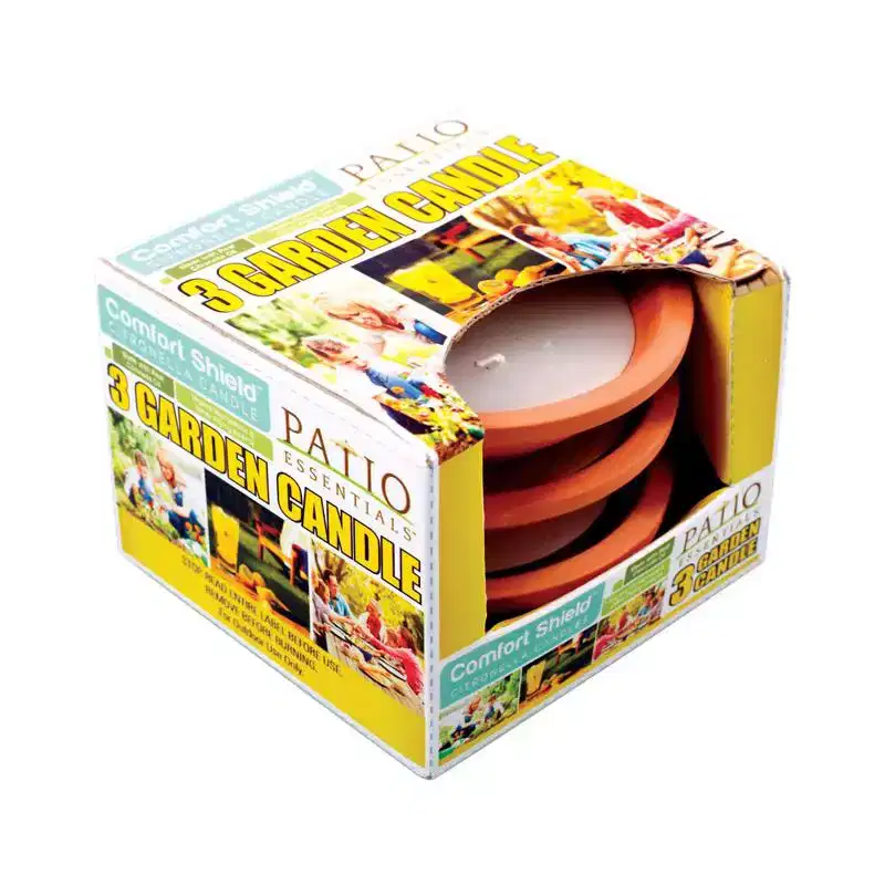Patio Essentials Citronella Candle For Mosquitoes/Other Flying Insects 3 oz (Case of 9)