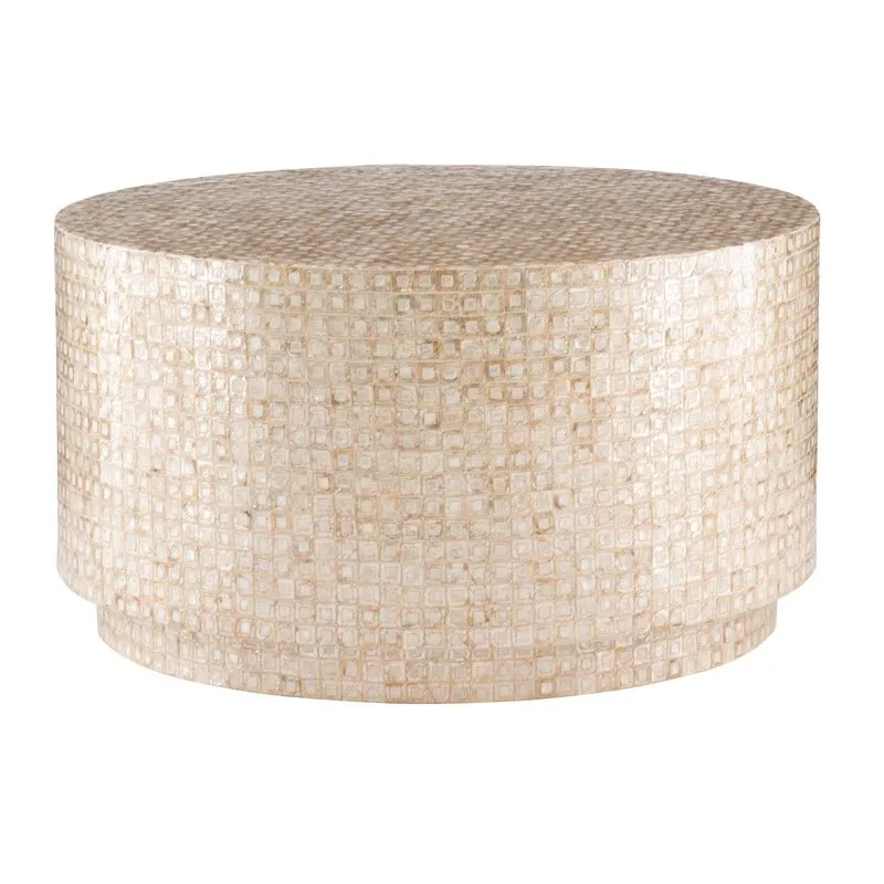 Capiz Mosaic Coffee Table