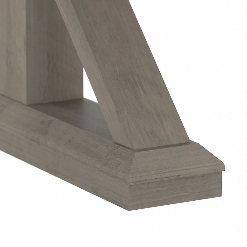 Homestead 60W Farmhouse L Shaped Desk by Bush Furniture