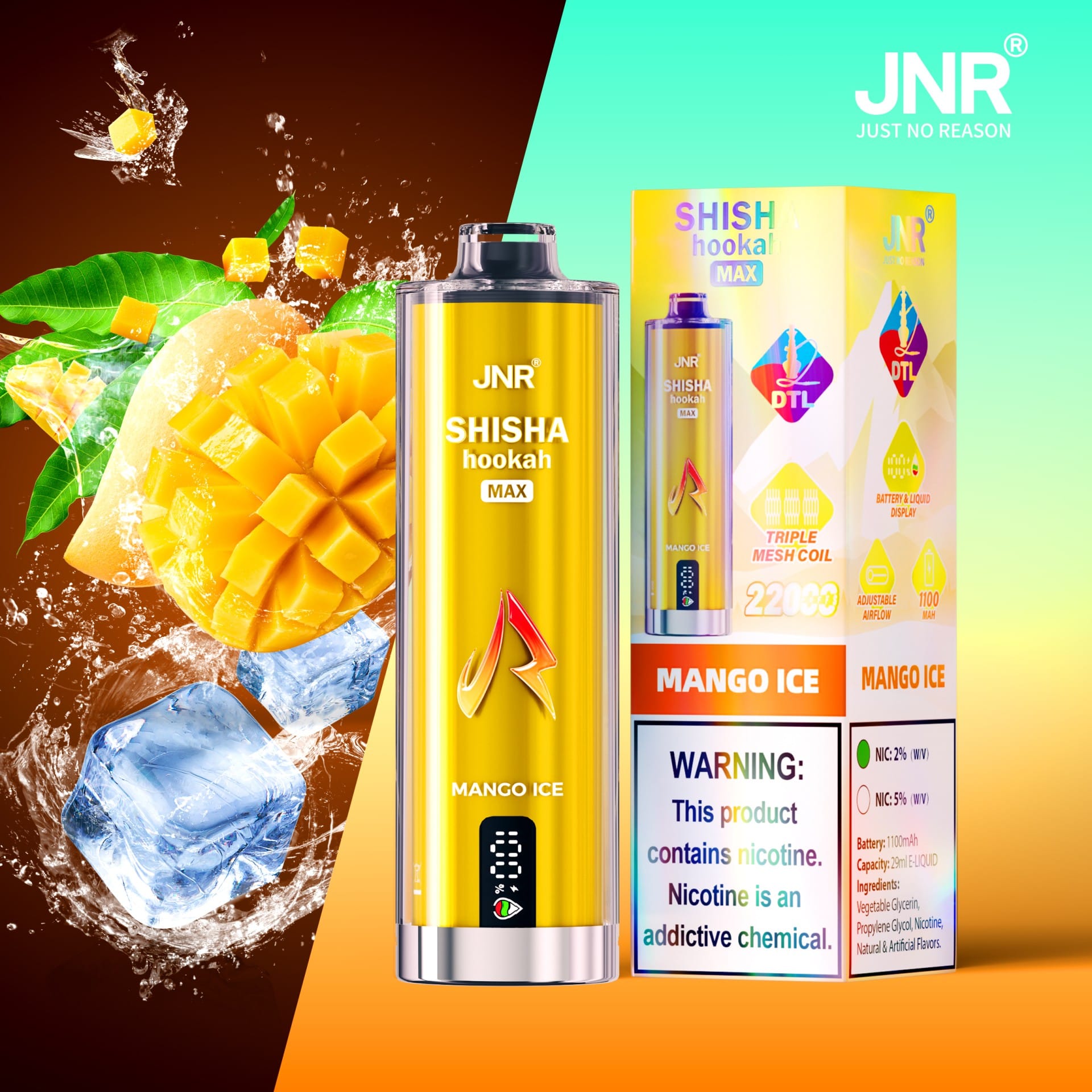 JNR SHISHA MAX 22000
