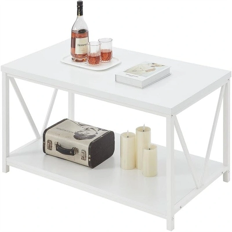 Coffee Table Rustic Wood - 21.6D x 39.3W x 17.7H