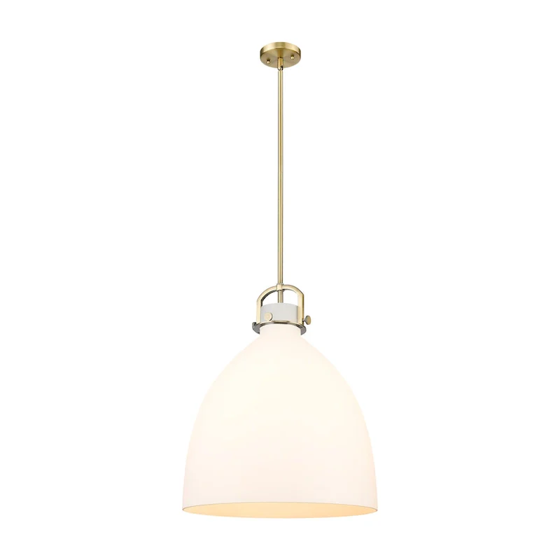 Innovations Lighting Newton Bell - 1 Light 18  Stem Hung Pendant