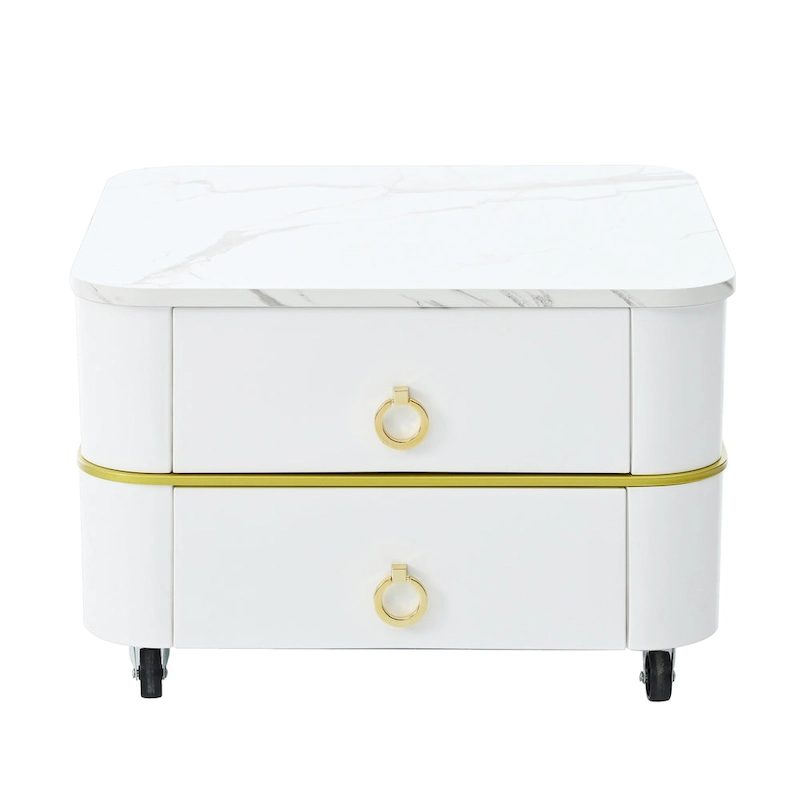 Nesting Coffee Table with Wheels