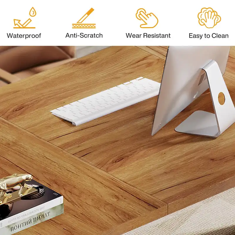 70.9-Inch Large Executive Desk, Modern Simple Office Computer Desk