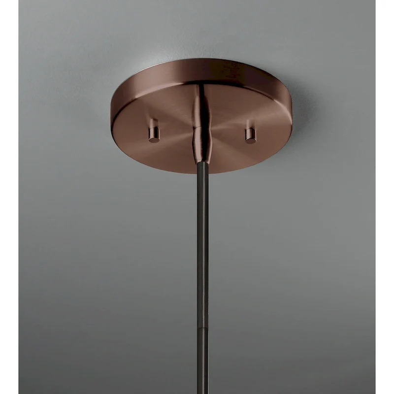 Justice Design Group Ceramic Discus Pendant - Bisque