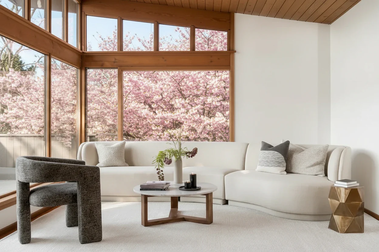 Modern 2-Seat Left Sofa