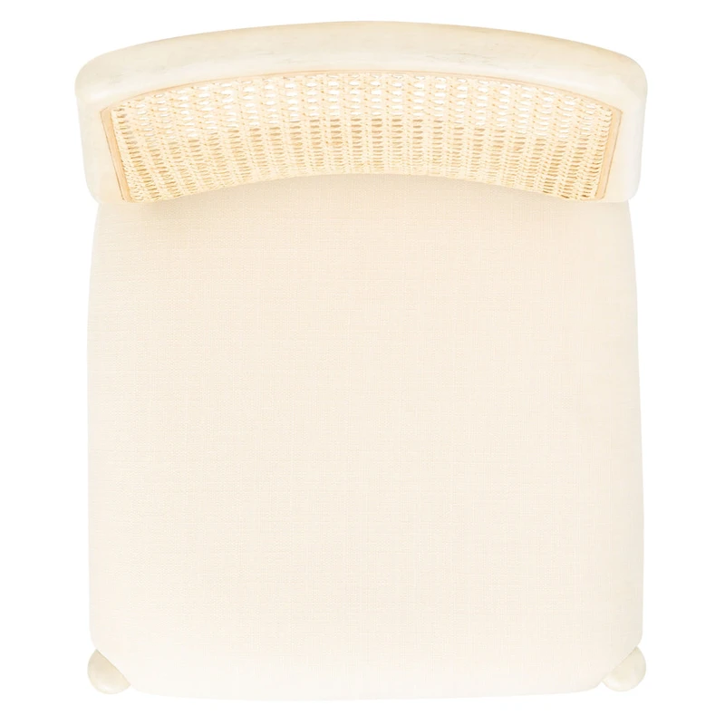 SAFAVIEH Sylva Rattan Cushion Dining Chair (Set of 2) - 19 W x 17.5 L x 32 H - 19Wx18Dx32H