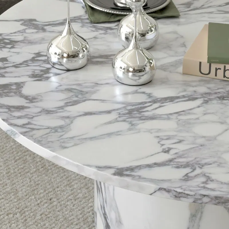 Pedestal 40  Coffee Table