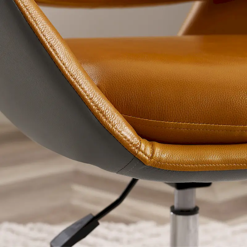 Art Leon Modern Swivel & Adjustable Home Office Accent Arm Chair