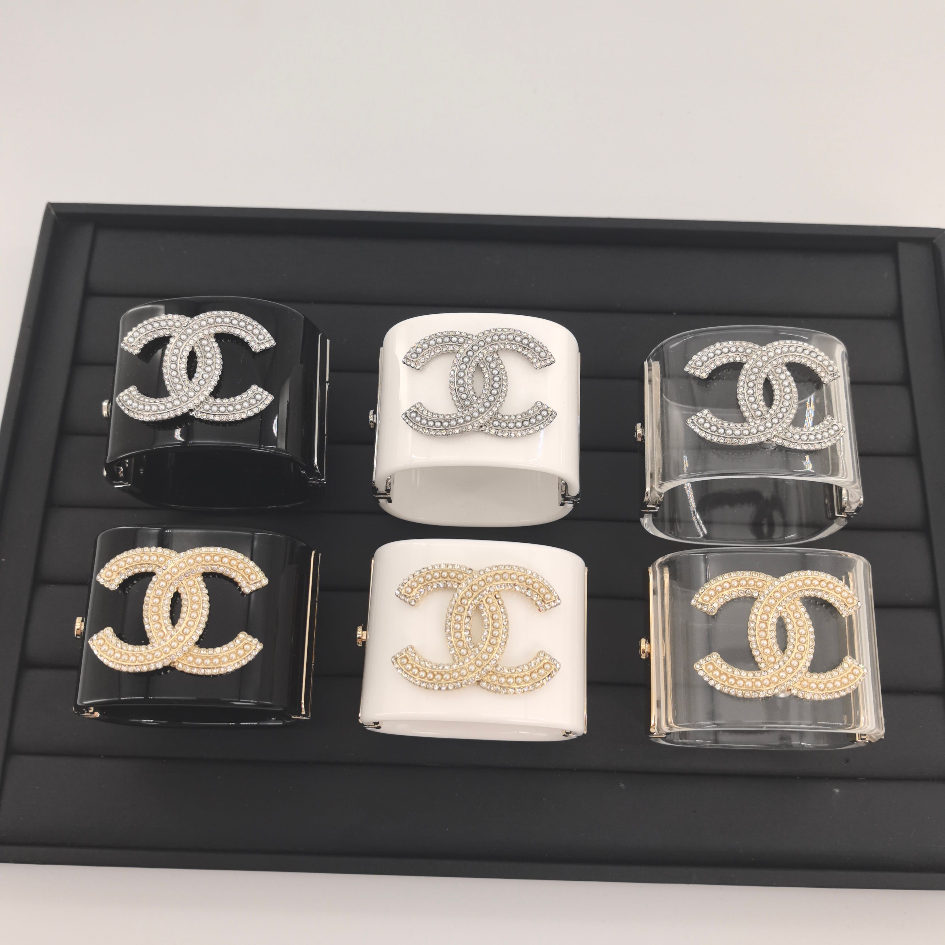 CCS065 CC acrylic cuff bracelet - ccjewelryacc