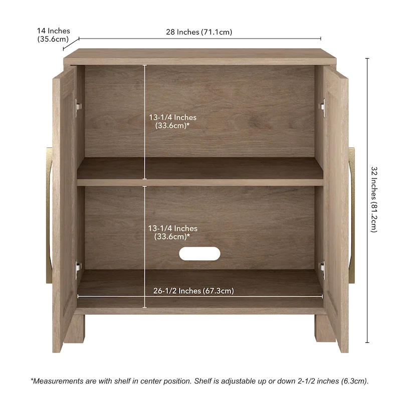 Chabot 28 Wide Rectangular Accent Cabinet - 28 Wide