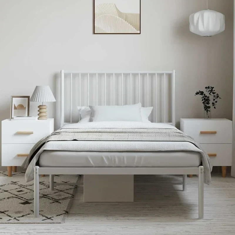 vidaXL Metal Bed Frame, No Mattress