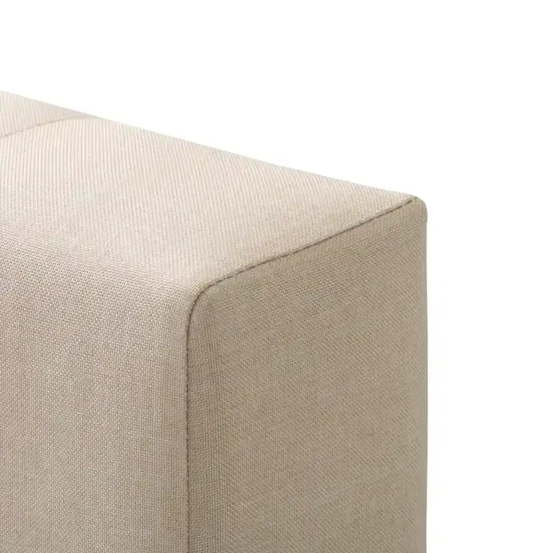 Nova Ridge Upholstered Button-Tufted Bed Frame, Full