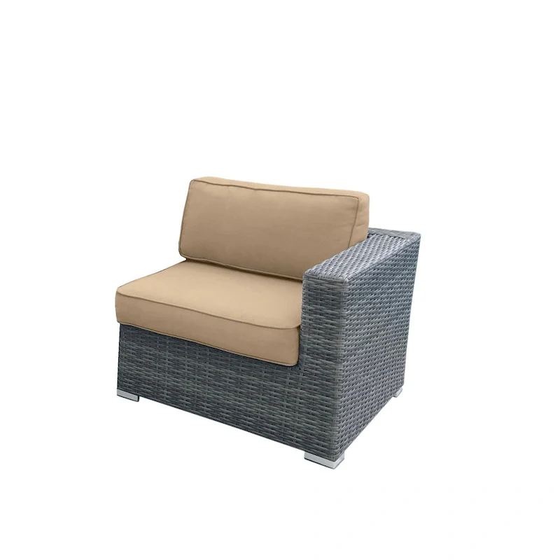 Wicker/Rattan 4 - Person Seating Group with Sunbrella Cushions