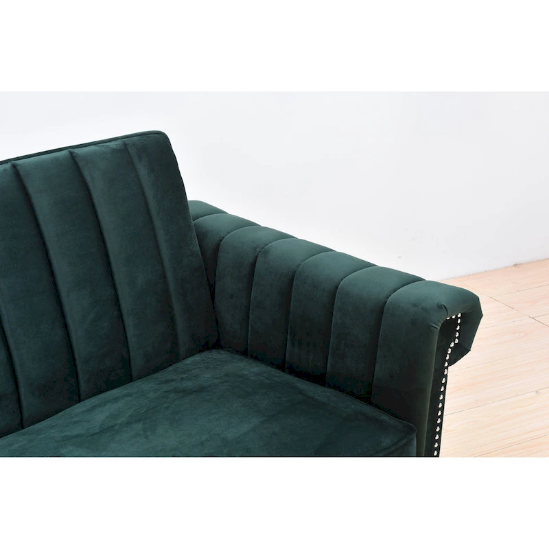 Legend Furniture Covertible Velvet Sofa Bed Sleeper